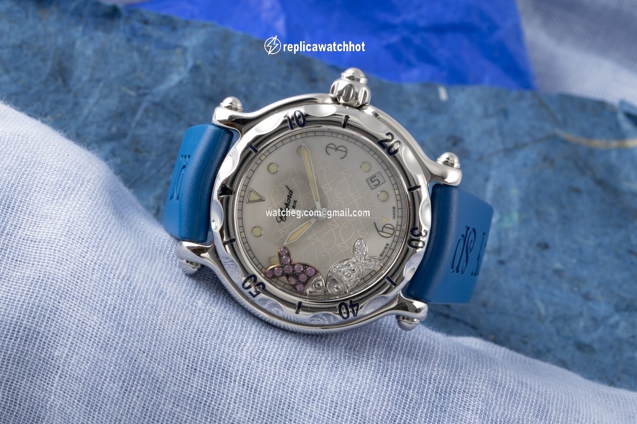 Chopard Happy Sport Womens watch Quartz Steel 28 8347 8-403 2