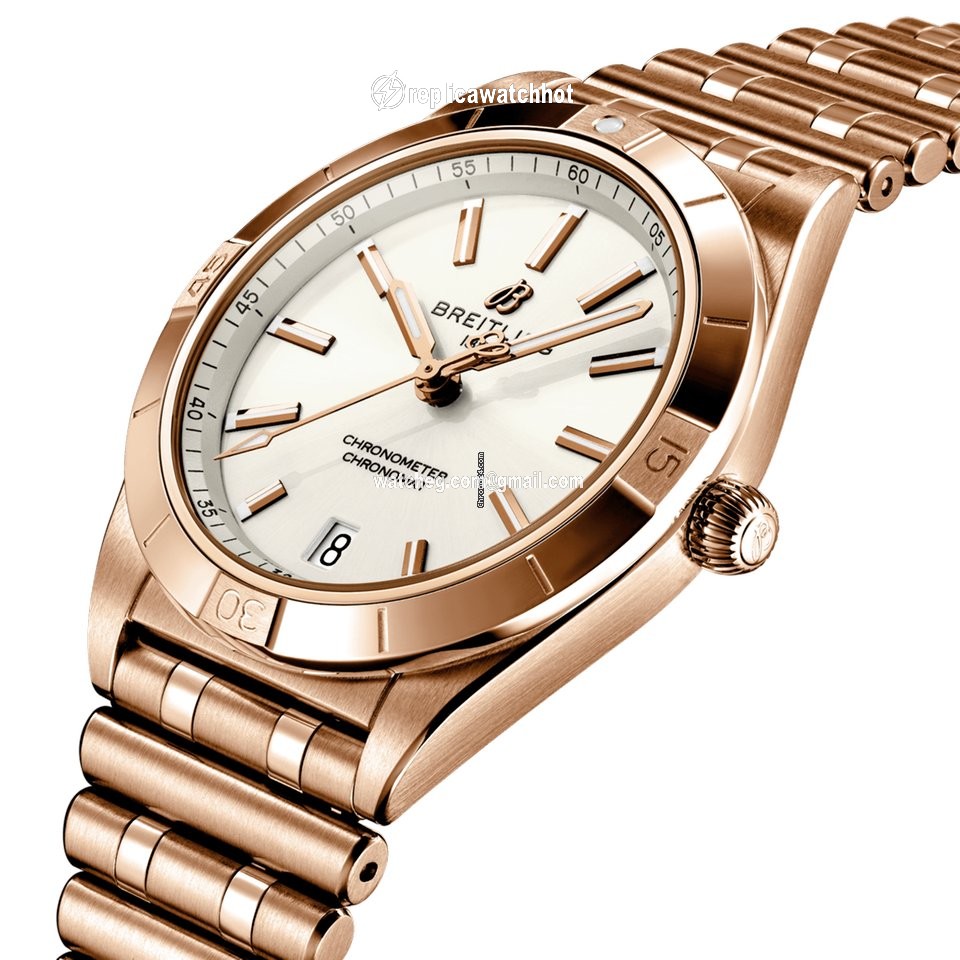 Breitling Chronomat Womens watch Automatic Red gold R10380101A1R1 2