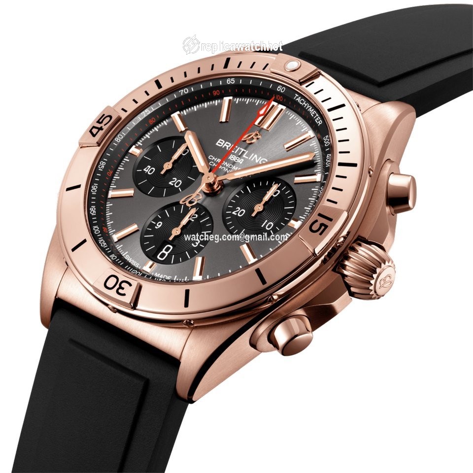 Breitling Chronomat Mens watch Unisex Automatic Red gold RB0134101B1S1 2