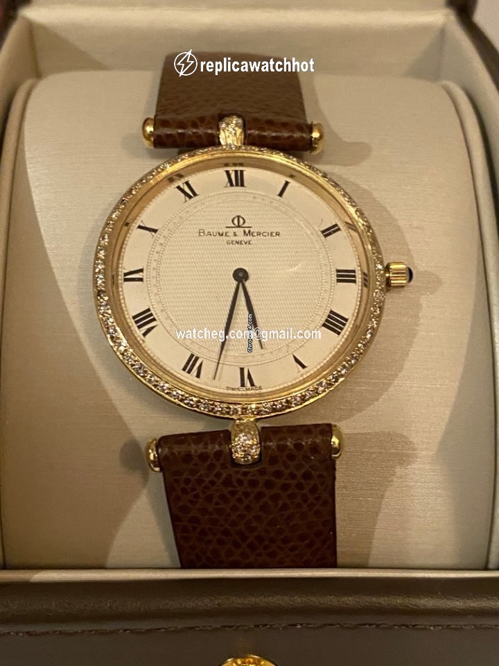 Baume & Mercier Mens watch Unisex Quartz Yellow gold 9626 and 3976384 2