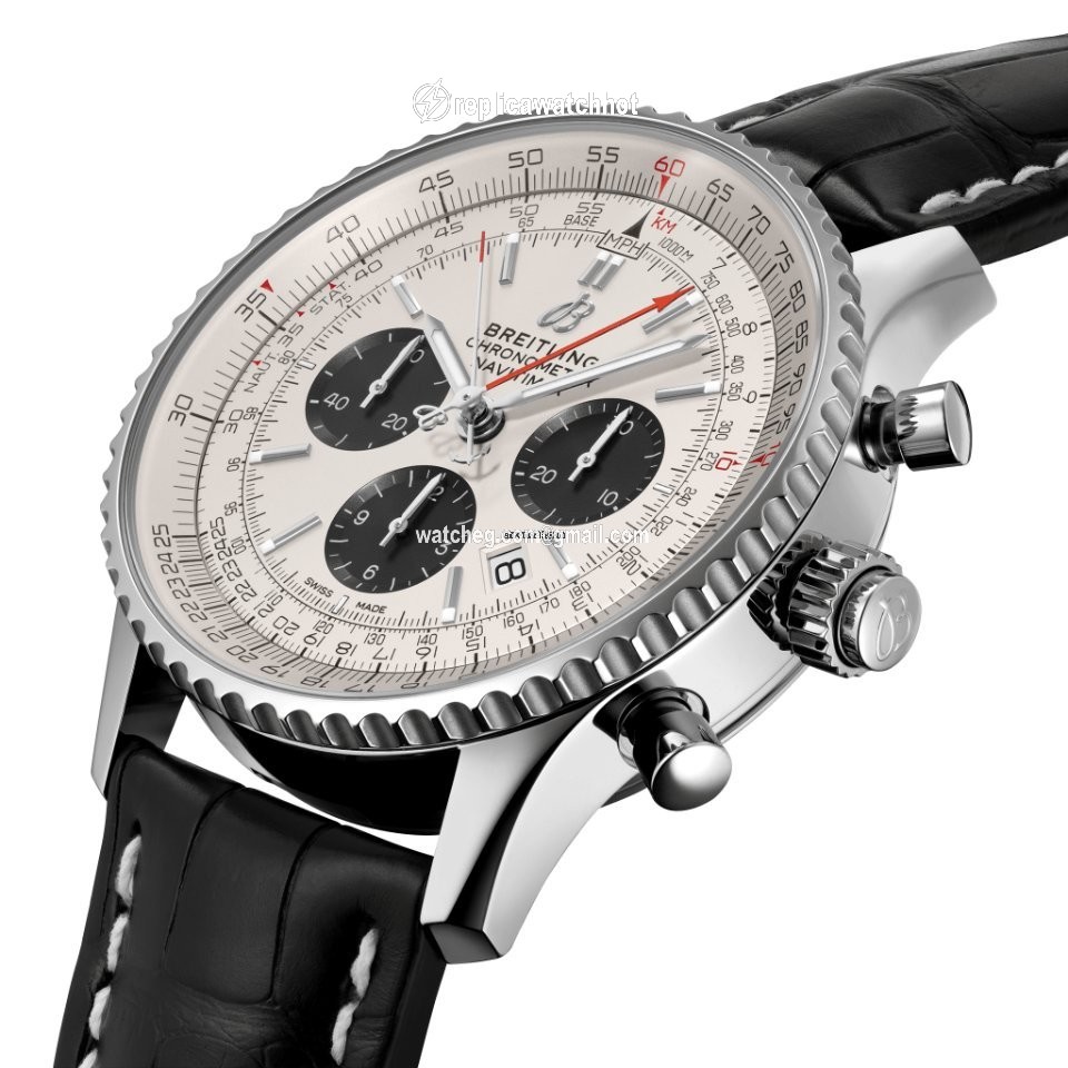 Breitling Navitimer Rattrapante Mens watch Unisex Automatic Steel AB0311211G1P2 2