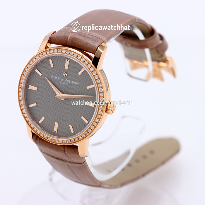 Vacheron Constantin Patrimony Quartz Rose gold 25558 000R-9759 2
