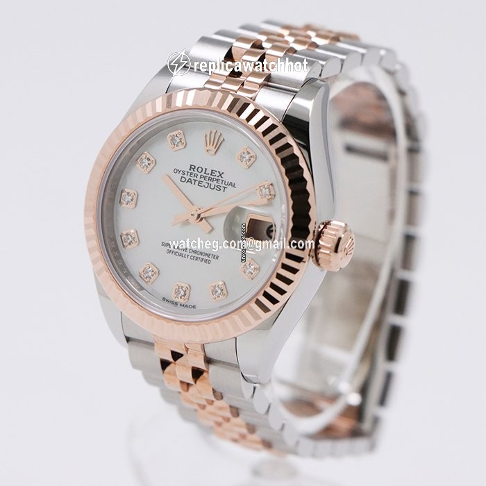 Rolex Lady-Datejust Gold Steel Automatic 279171NG 2