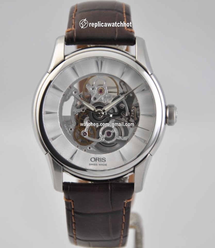 Oris Artelier Skeleton Mens watch Unisex Automatic Steel 01 734 7670 4051-07 5 21 70FC 2