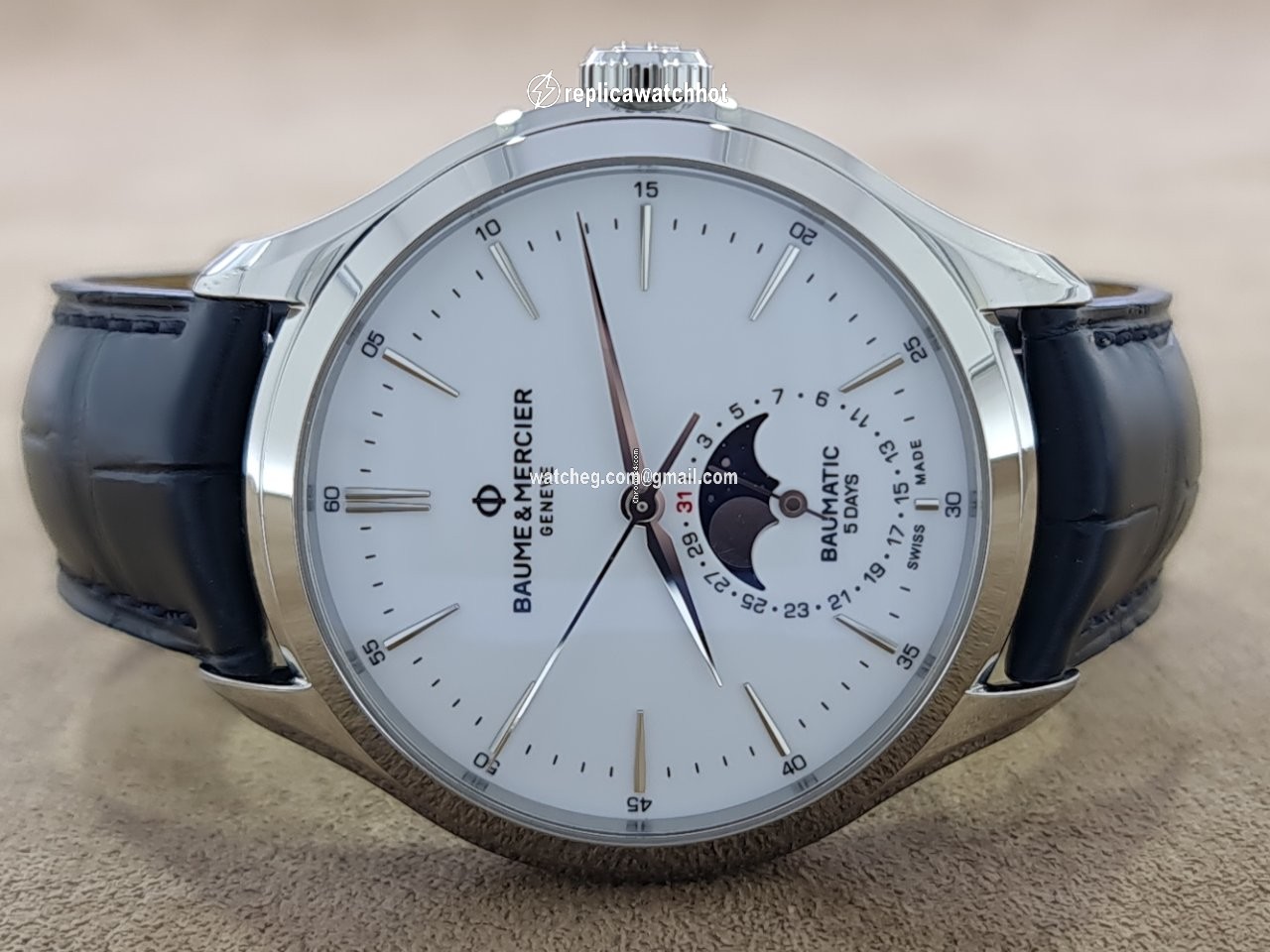 Baume & Mercier Mens watch Unisex Automatic Steel M0A10549 2