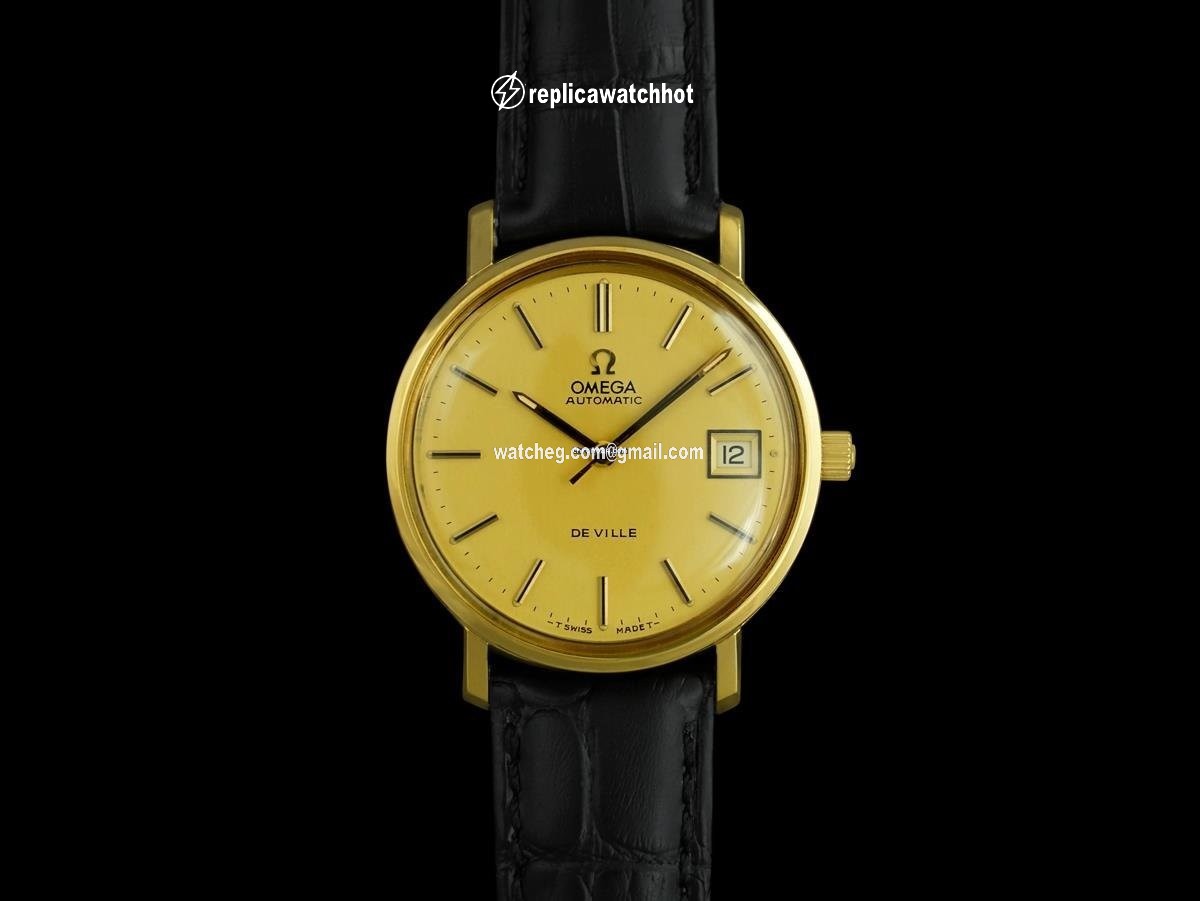 Omega De Ville Mens watch Unisex Automatic Gold Steel 7692 2