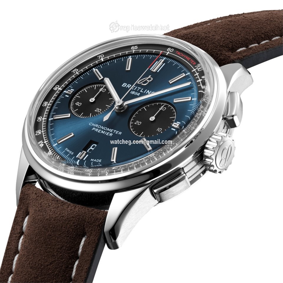 Breitling Mens watch Unisex Manual winding Steel AB0118221C1X1 2