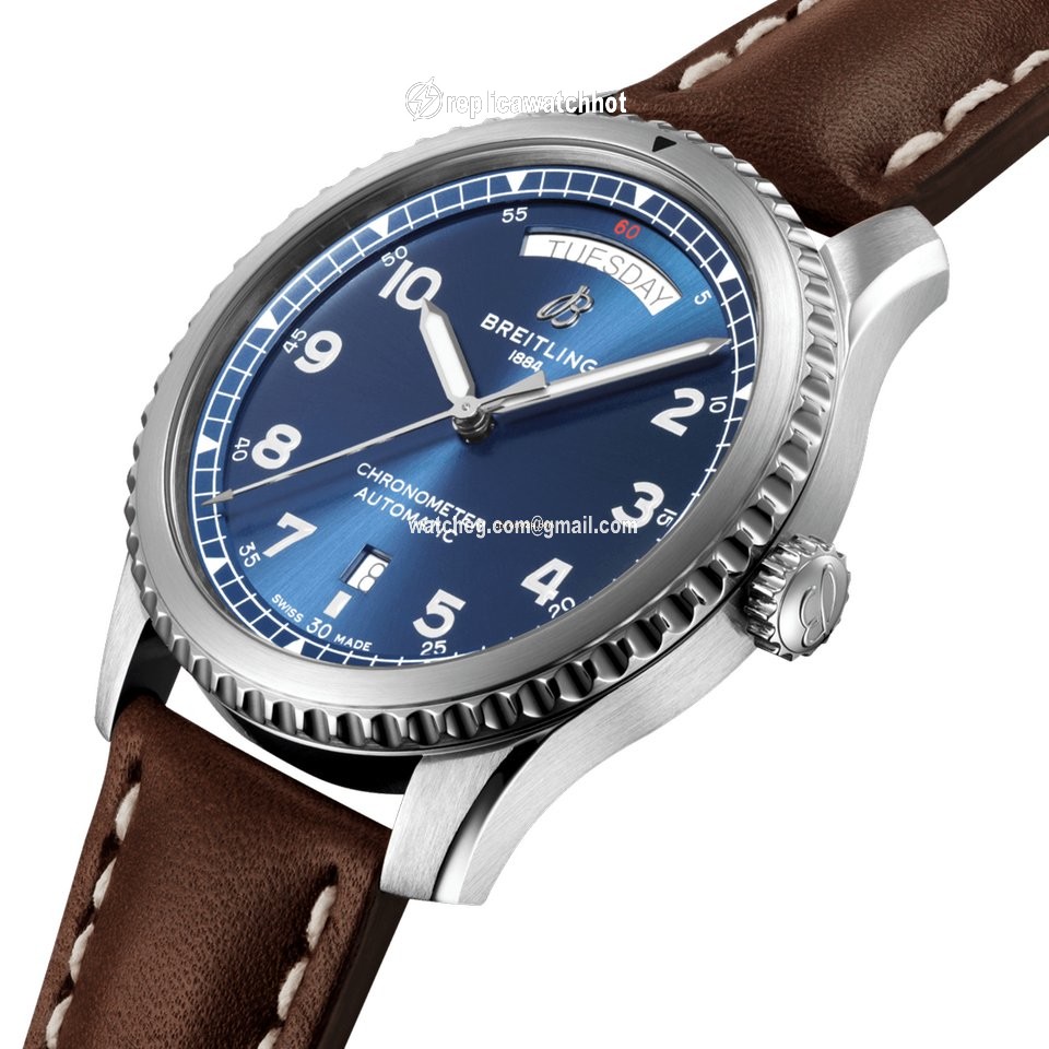 Breitling Aviator 8 Mens watch Unisex Automatic Steel A45330101C1X2 2