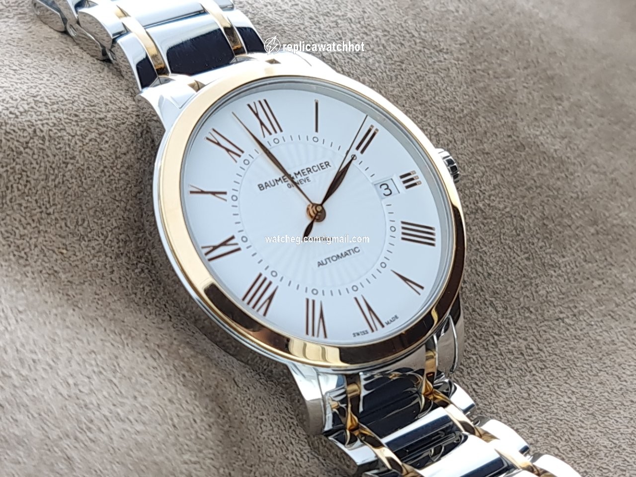 Baume & Mercier Classima Womens watch Automatic Gold Steel M0A10223 2