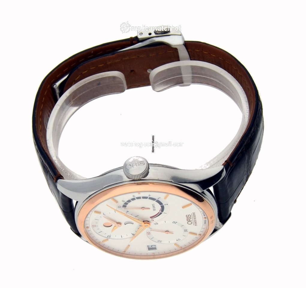 Oris Artelier Calibre 112 Mens watch Unisex Manual winding Gold Steel 01 112 7726 6351-Set 1 23 73FC 2