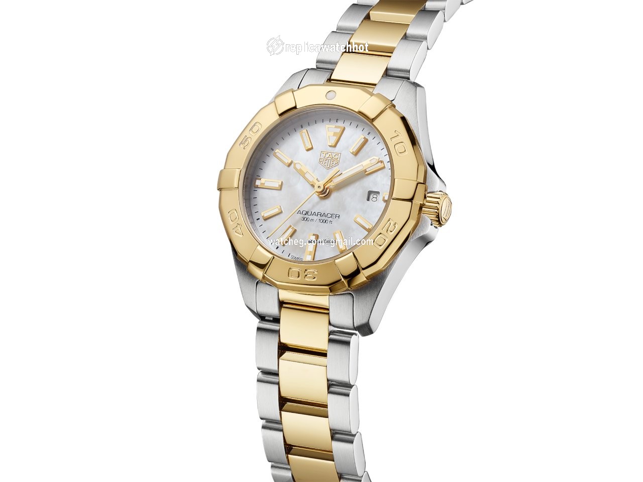 TAG Heuer Aquaracer Lady Womens watch Quartz Gold Steel WBD1420.BB0321 2