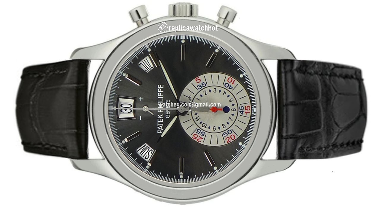 Patek Philippe Annual Calendar Chronograph Mens watch Unisex Automatic Platinum 59605P-001 2