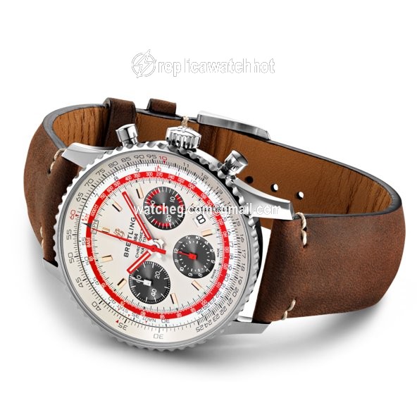 Breitling Navitimer 1 B01 Chronograph 43 Mens watch Unisex Automatic Steel AB01219A1G1X1 2
