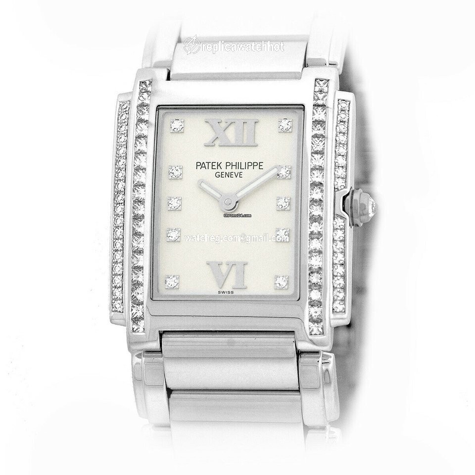 Patek Philippe Twenty~4 Mens watch Unisex Quartz White gold 4910 20G-001 2