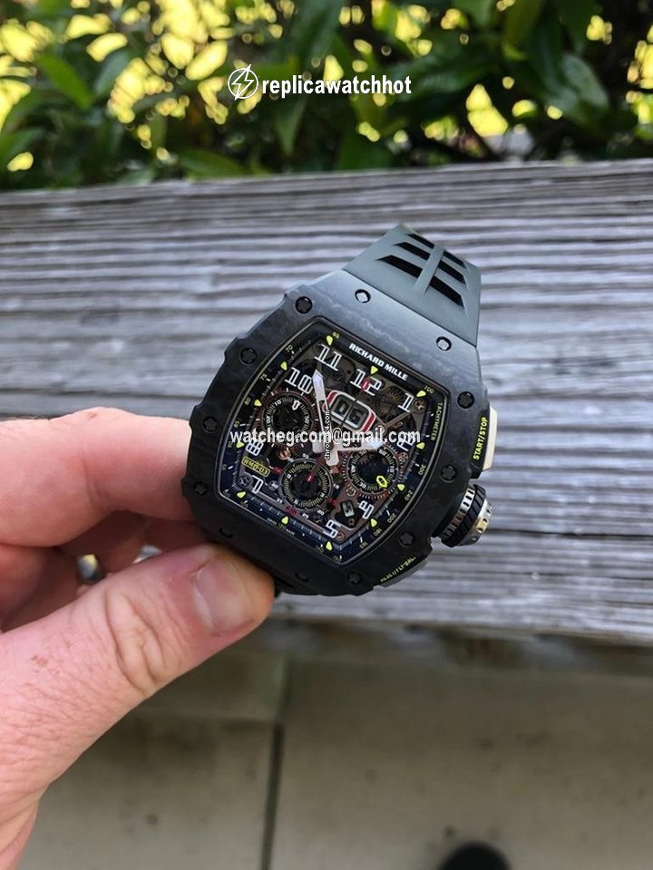 Richard Mille RM 011 Mens watch Unisex Automatic Carbon RM 11-03 NTPT 2