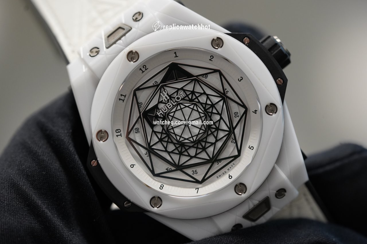 Hublot Big Bang Sang Bleu Mens watch Unisex Automatic Ceramic 415.HX.2027.VR.MXM19 2