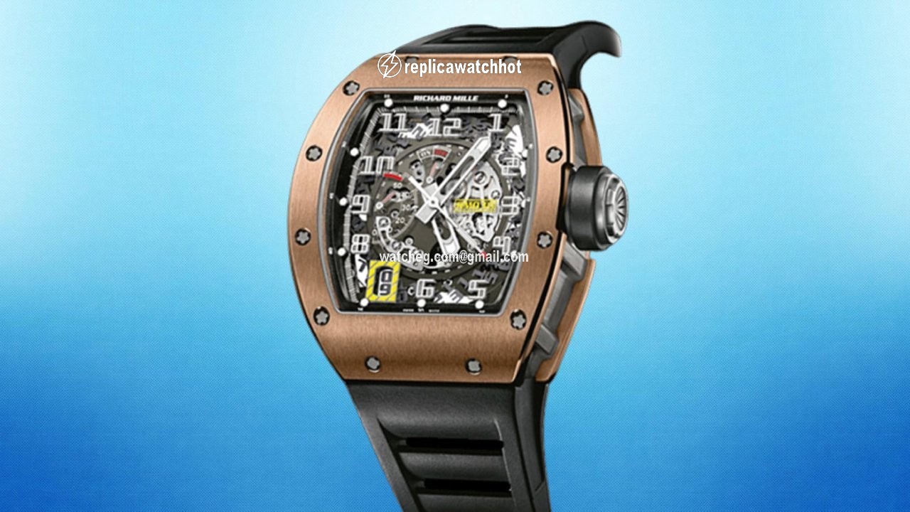 Richard Mille RM 030 Mens watch Unisex Automatic Rose gold RM030 Rose Gold 2