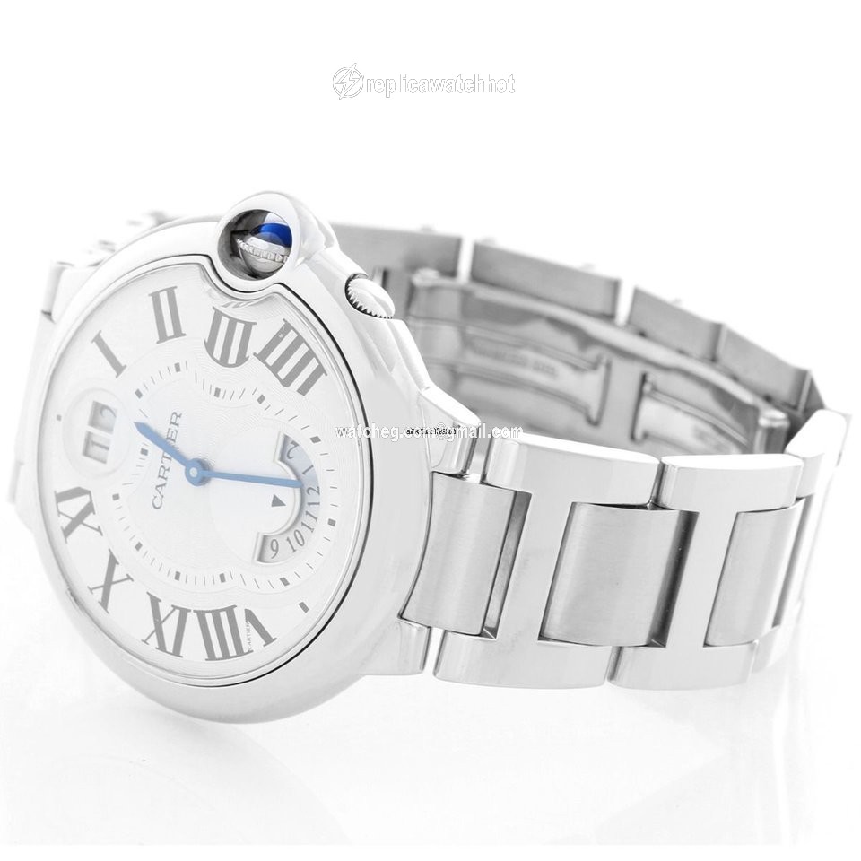 Cartier Ballon Bleu 42mm Mens watch Unisex Quartz Steel W6920011 2