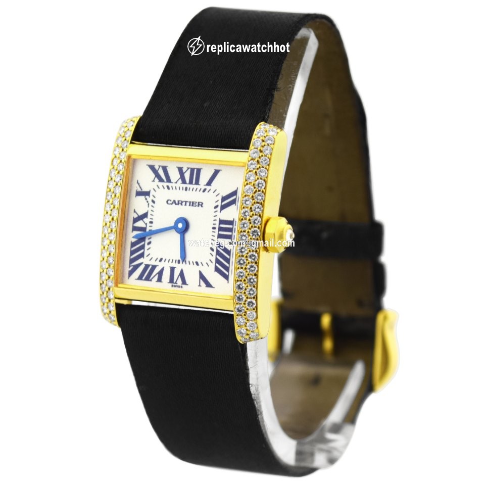 Cartier Tank Francaise Womens watch Quartz Yellow gold W50014N2 2