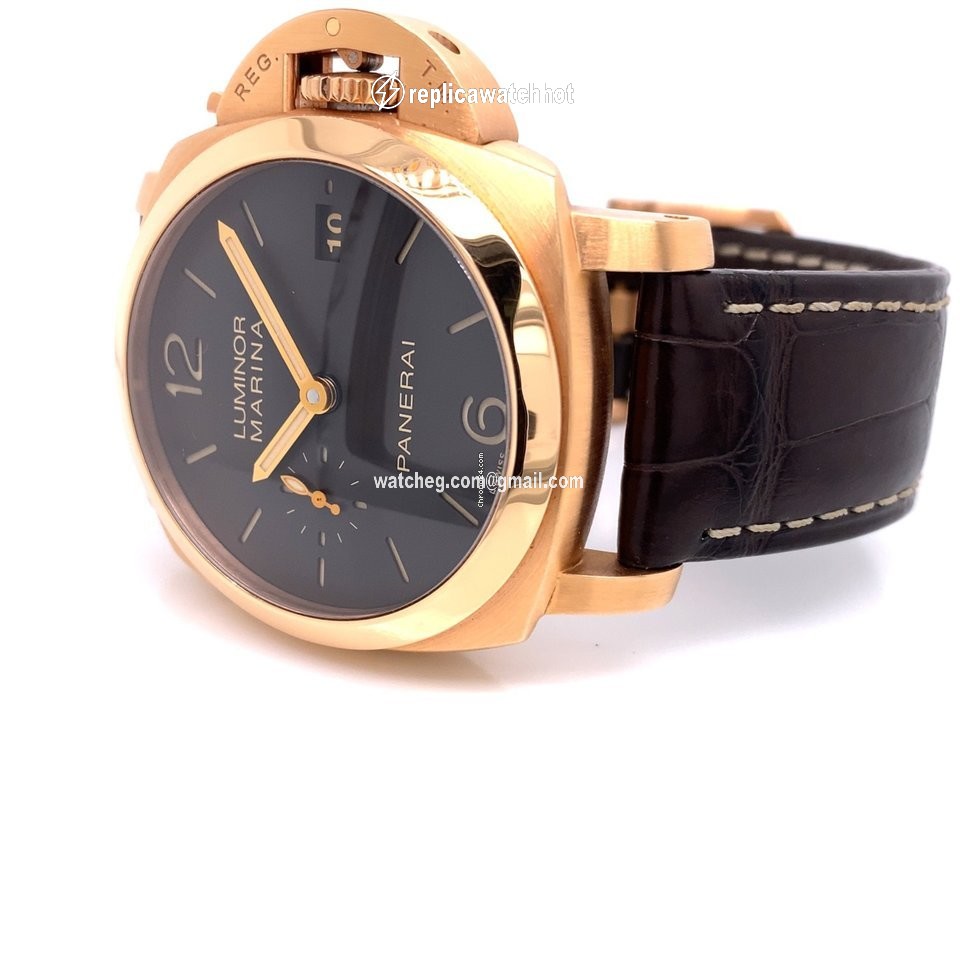 Panerai Luminor Marina 1950 3 Days Automatic Mens watch Unisex Automatic Rose gold PAM 00393 2