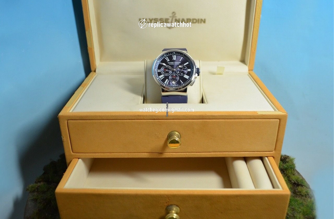 Ulysse Nardin Marine Chronograph Mens watch Unisex Automatic Steel 1533-150  Code: 6488 2