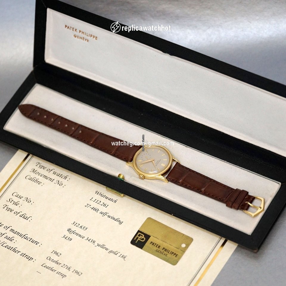 Patek Philippe Calatrava Mens watch Unisex Automatic Yellow gold 3439 2