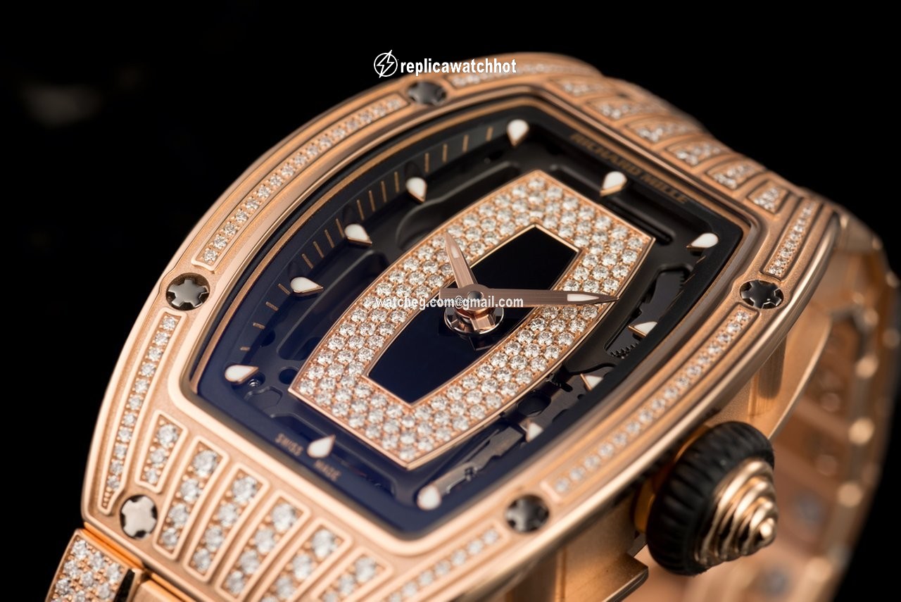 Richard Mille RM 07 Womens watch Automatic Red gold RM 07-01 2