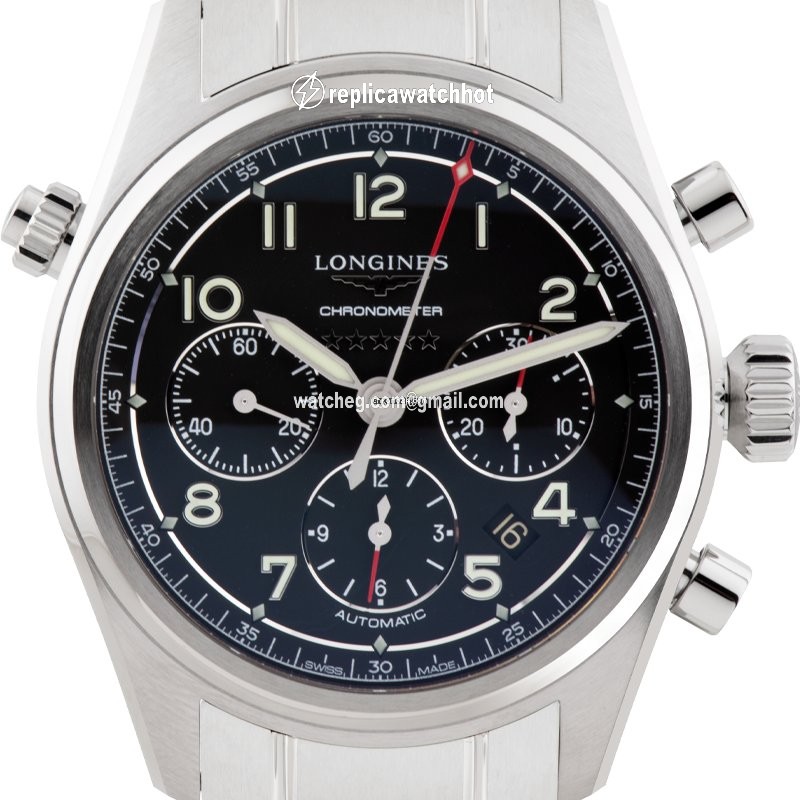 Longines Spirit Mens watch Unisex Automatic Steel L3.820.4.53.6 2