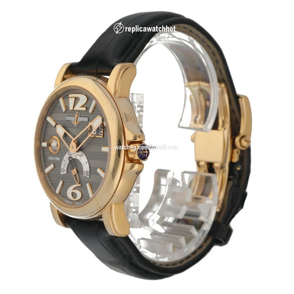 Ulysse Nardin Dual Time Mens watch Unisex Automatic Yellow gold 246-55 2