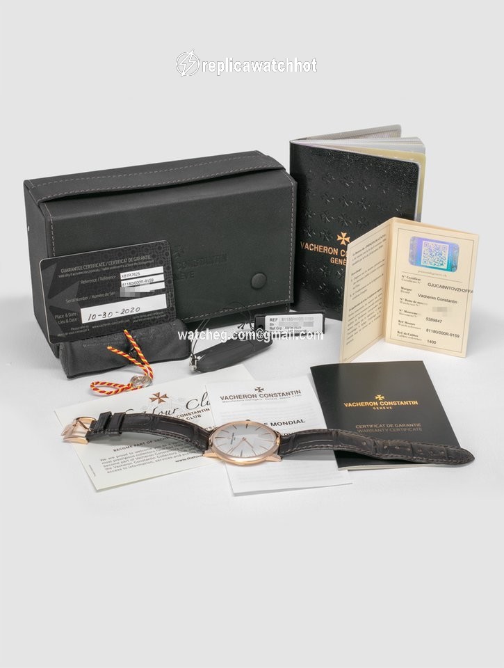 Vacheron Constantin Patrimony Mens watch Unisex Manual winding Rose gold 81180 000R-9159 2