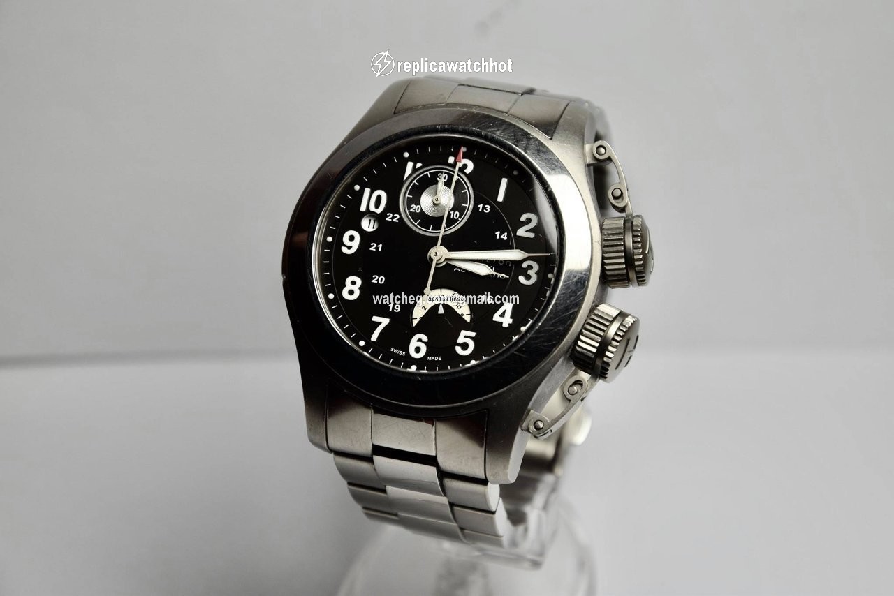 Hamilton Khaki Navy Frogman Mens watch Unisex Automatic Titanium H777160 2