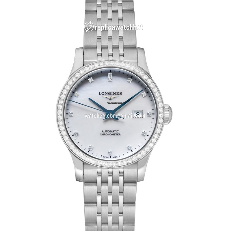 Longines Record Womens watch Automatic Steel L23210876 2