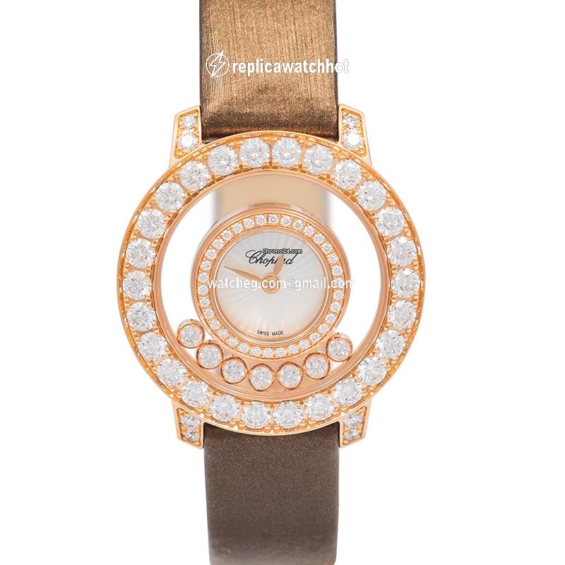 Chopard Happy Diamonds Womens watch Quartz Rose gold 209412-5001 2