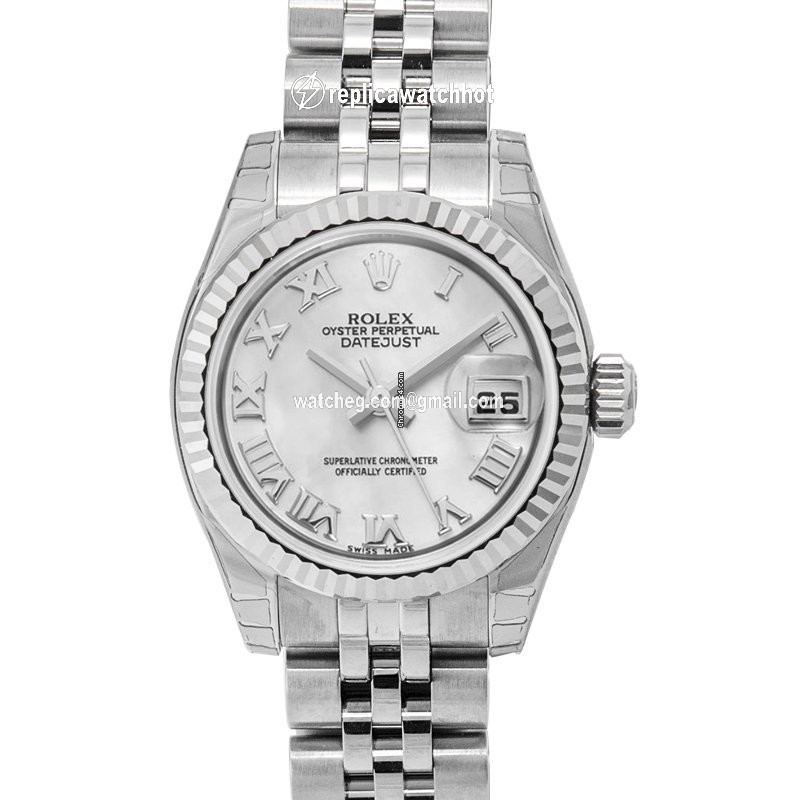 Rolex Lady-Datejust Womens watch White gold Automatic 179174 NR 2