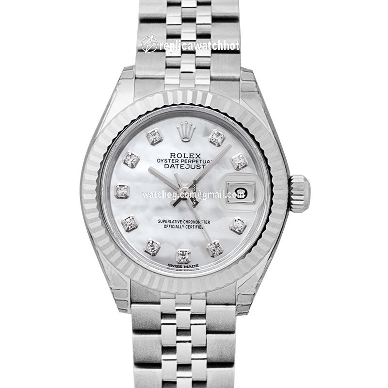 Rolex Lady-Datejust Womens watch White gold Automatic 279174-0009G 2