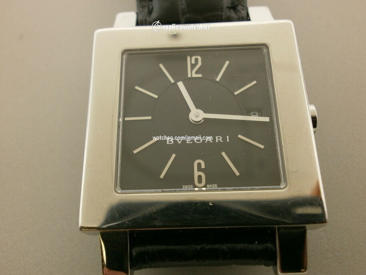 Bulgari Quadrato Quartz Steel SQ 29 SLD 2