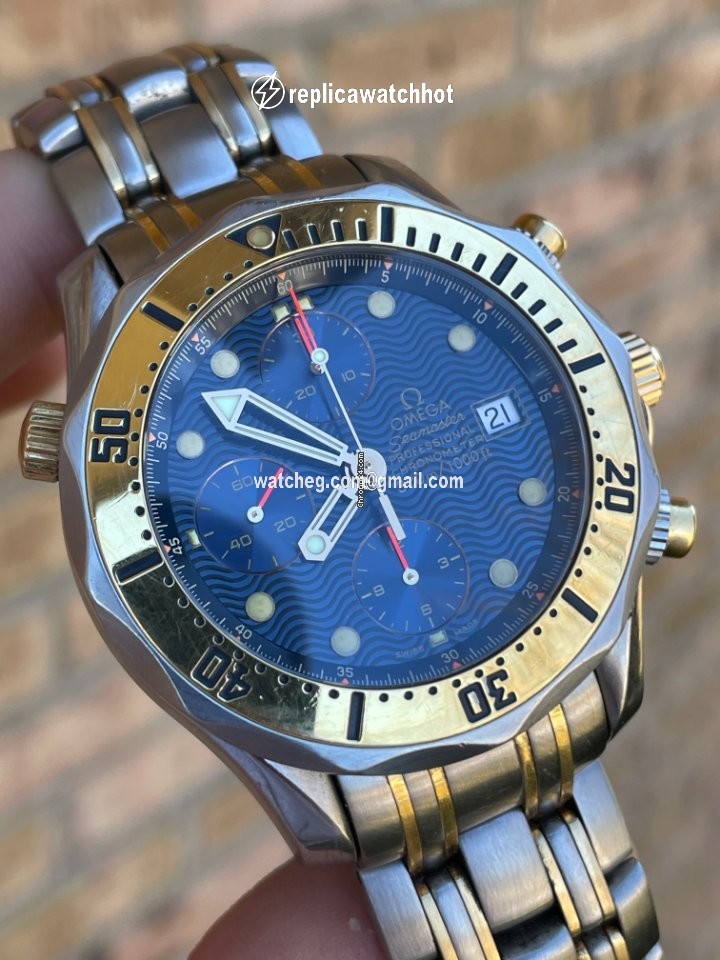 Omega Seamaster Mens watch Unisex Automatic Gold Steel 178.0504 2