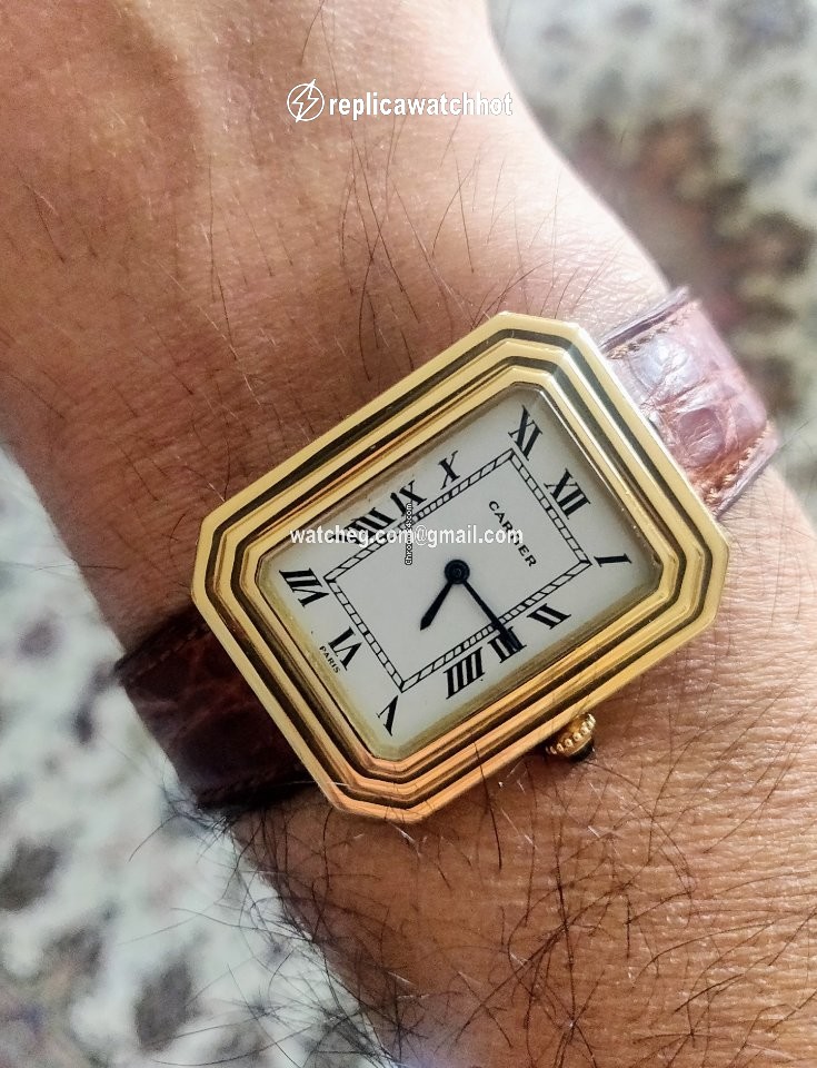 Cartier Mens watch Unisex Manual winding Yellow gold 78096 2