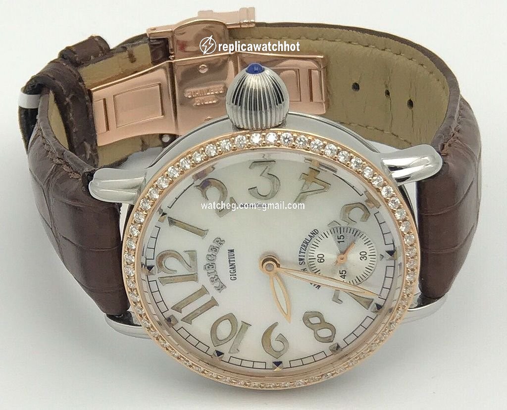 Hamilton Mens watch Unisex Manual winding Gold Steel K7007 2