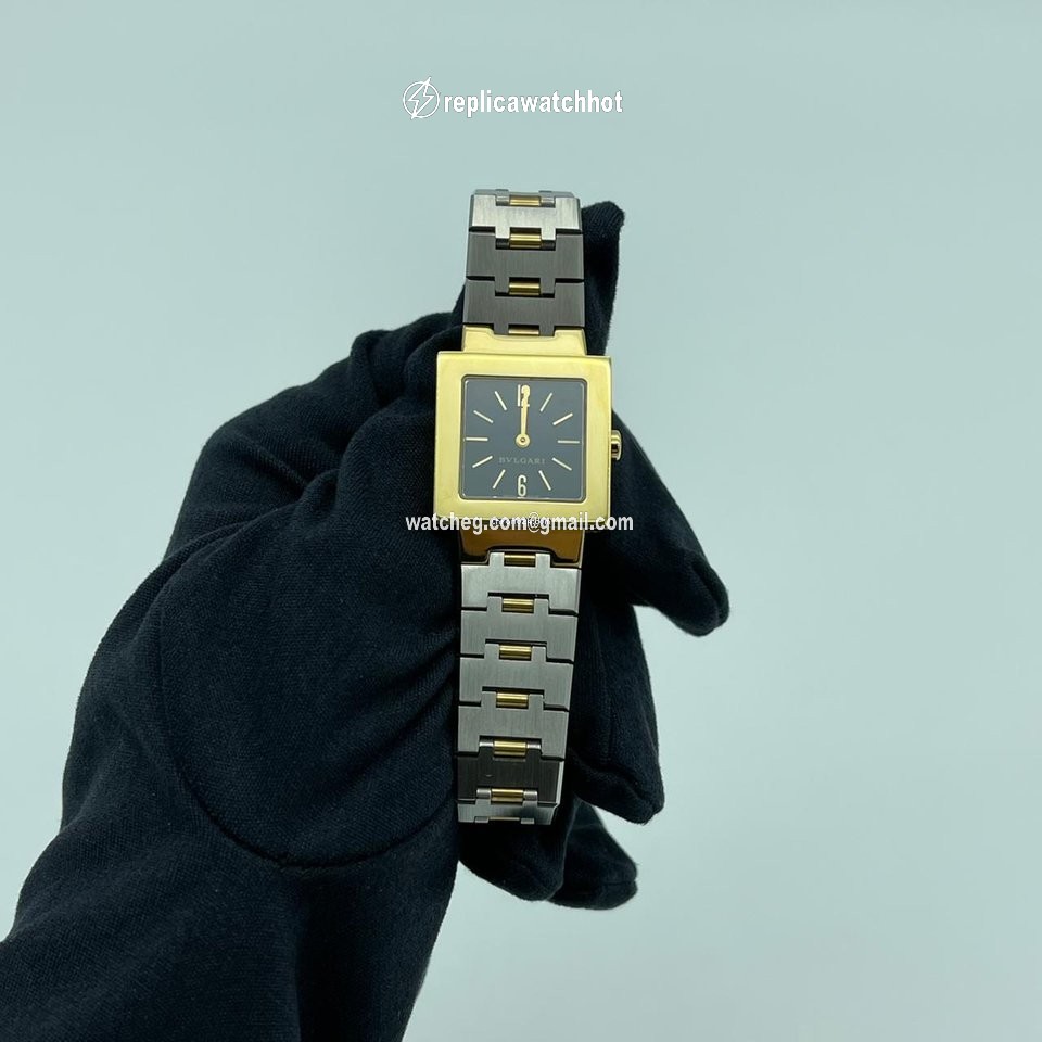 Bulgari Quadrato Womens watch Quartz Yellow gold SQ22G 2