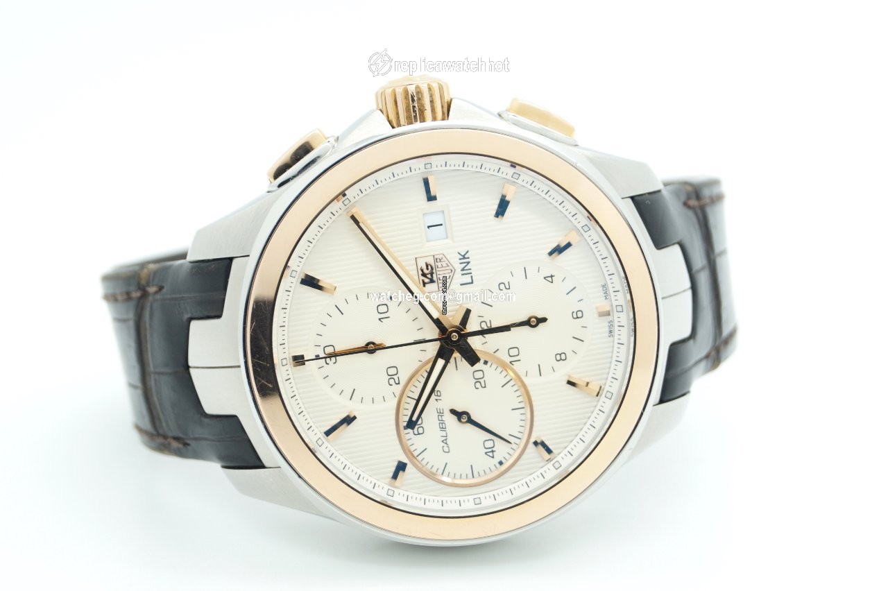 TAG Heuer Link Calibre 16 Mens watch Unisex Automatic Gold Steel CAT2050.FC6322 2