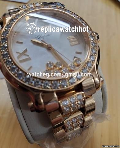 Chopard Happy Sport Womens watch Quartz Rose gold 277481-5003 2