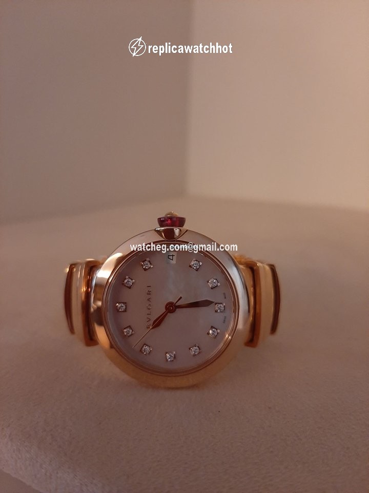 Bulgari Lucea Womens watch Automatic Rose gold 102353 2