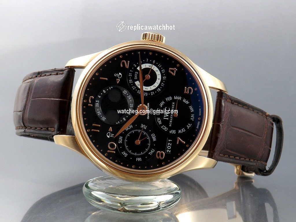 IWC Portuguese Perpetual Calendar Mens watch Unisex Automatic Rose gold IW502122 2