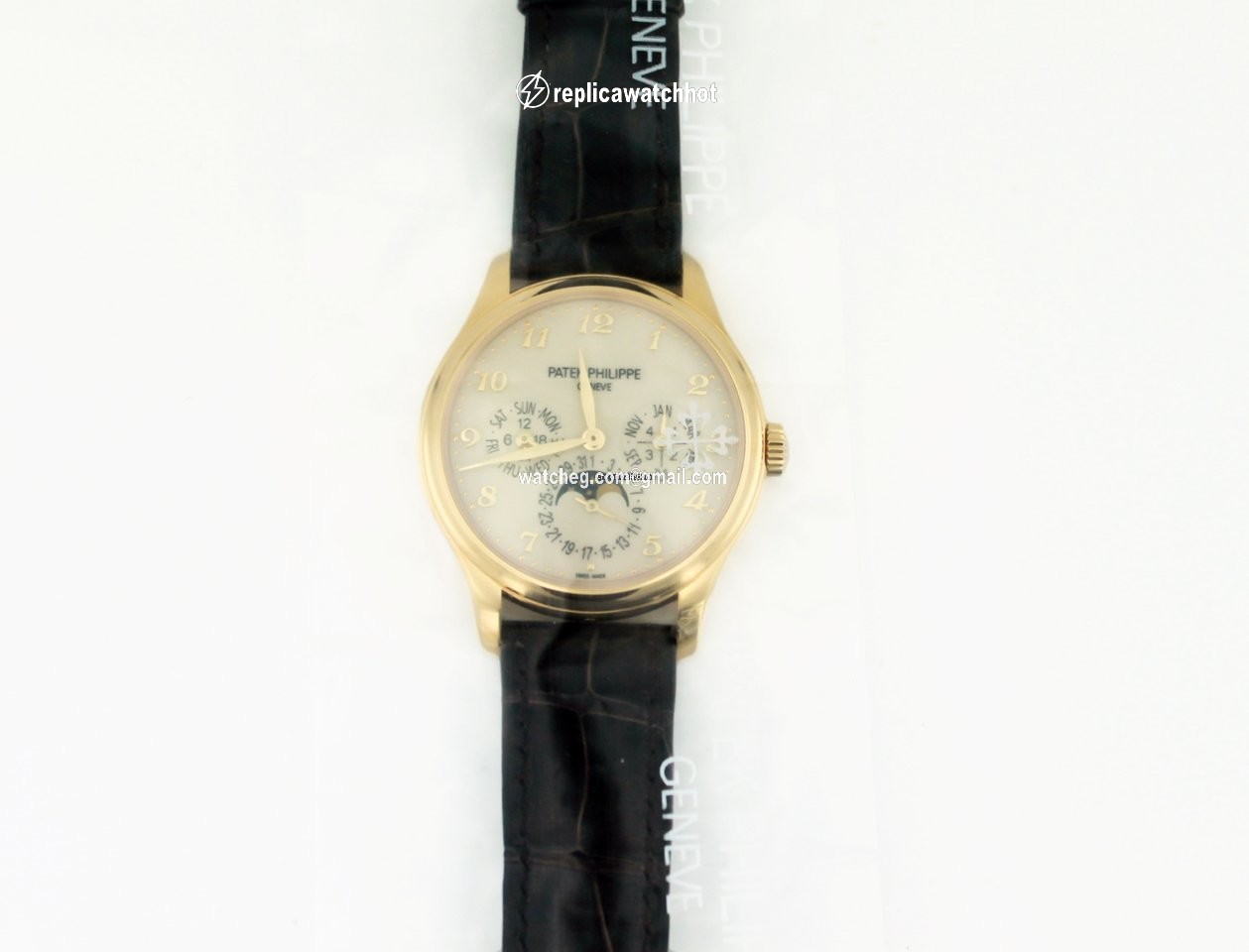 Patek Philippe Perpetual Calendar Mens watch Unisex Automatic Yellow gold 5327J-001 2