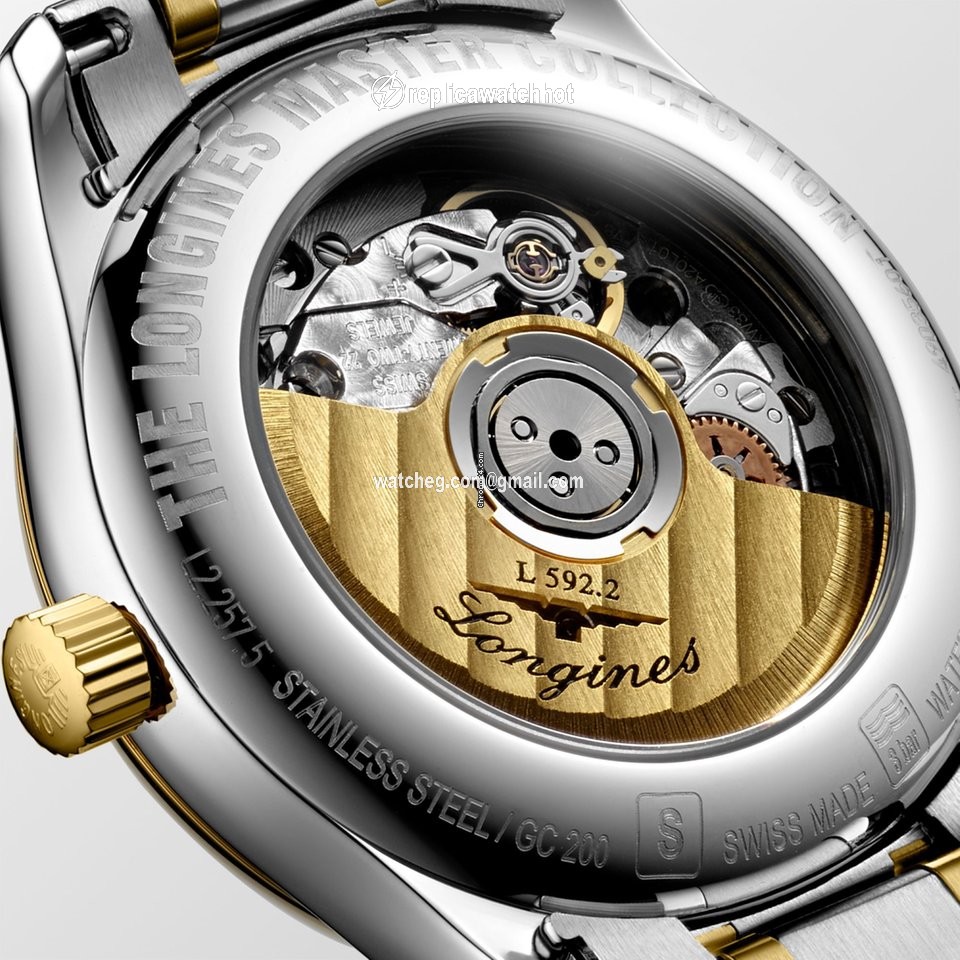 Longines Master Collection Womens watch Automatic Gold Steel L2.257.5.77.7 2