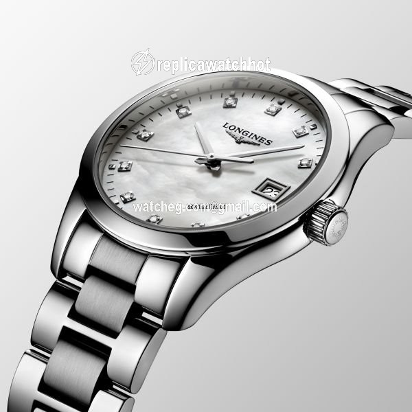 Longines Conquest Classic Womens watch Quartz Steel L2.386.4.87.6 2