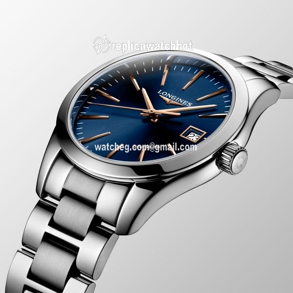 Longines Conquest Classic Womens watch Quartz Steel L2.386.4.92.6 2