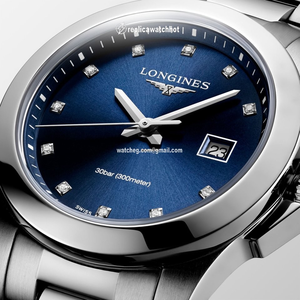 Longines Conquest Womens watch Quartz Steel L3.376.4.97.6 2