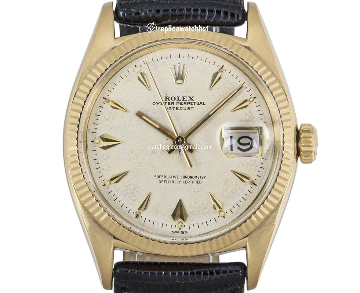 Rolex Datejust 36 Mens watch Unisex Yellow gold Automatic 6605 2